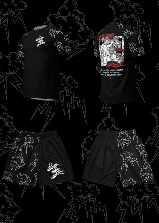 Combat Is Culture Set (Rash Guard + Fight Shorts)
