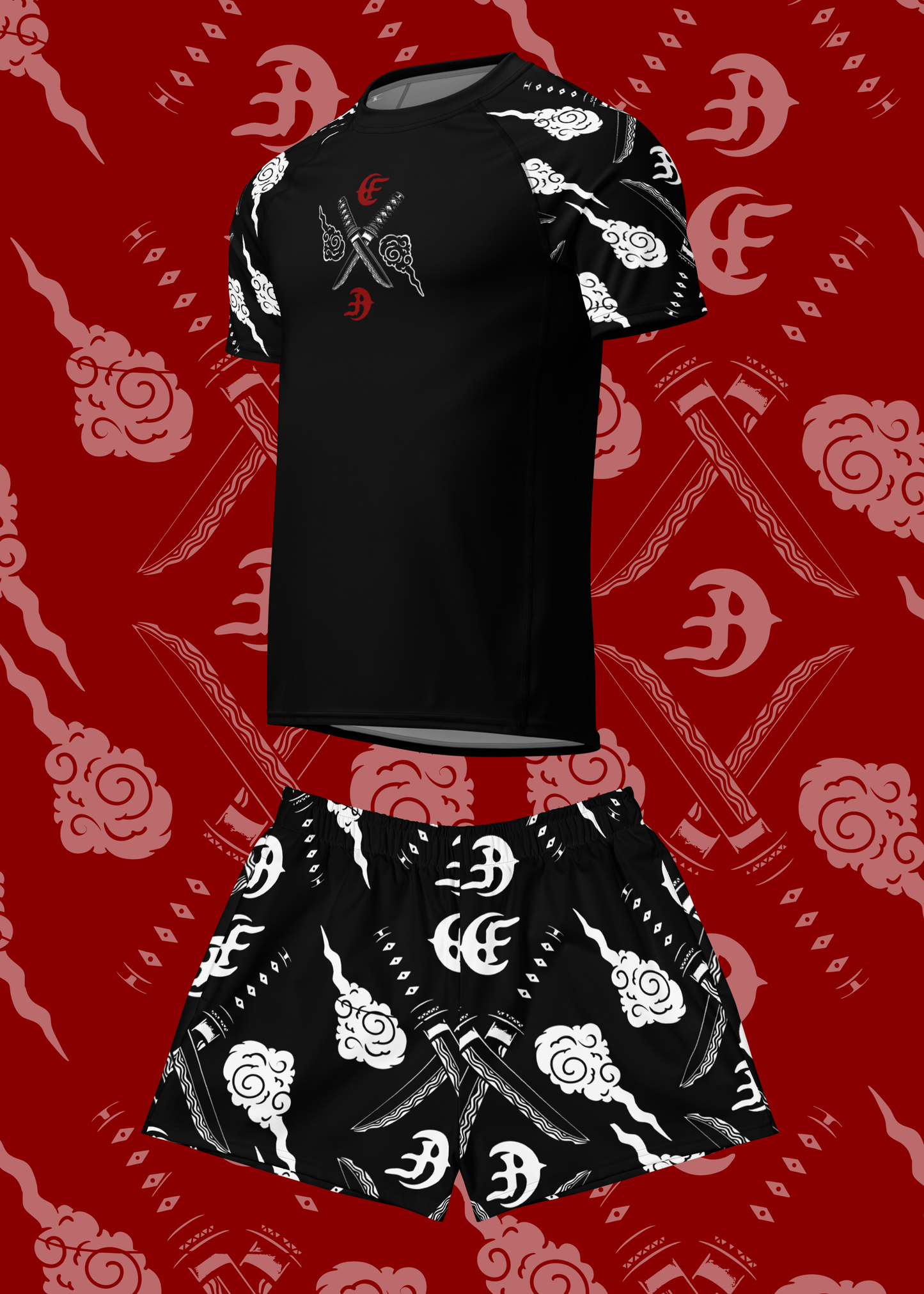 Guillotines & Violence Set – Rash Guard + Shorts